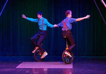 Unicycle Act st louis fundraiser